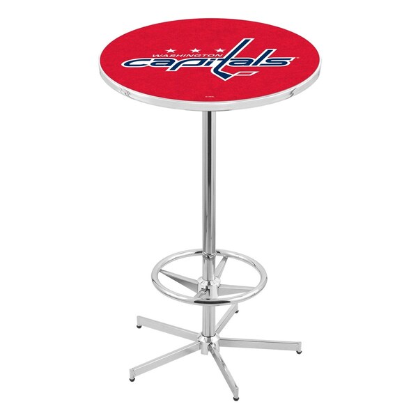 42" Chrome Washington Capitals Pub Table